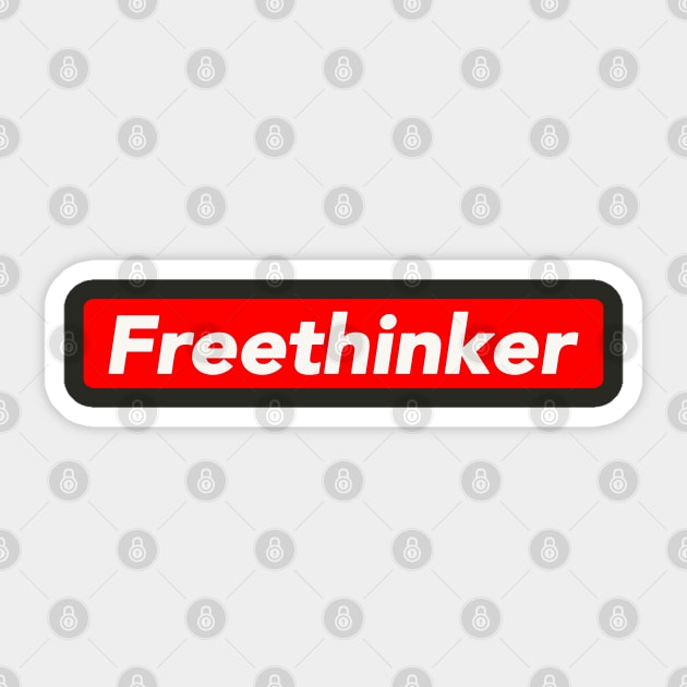 Freethinker Sticker by 99sunvibes